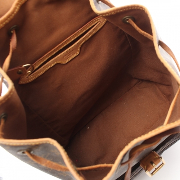Louis Vuitton Montsouris GM Monogram Backpack Rucksack Brown - Picture 2 of 8